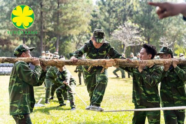 Kịch bản tổ chức team building quân đội cho công ty, doanh nghiệp