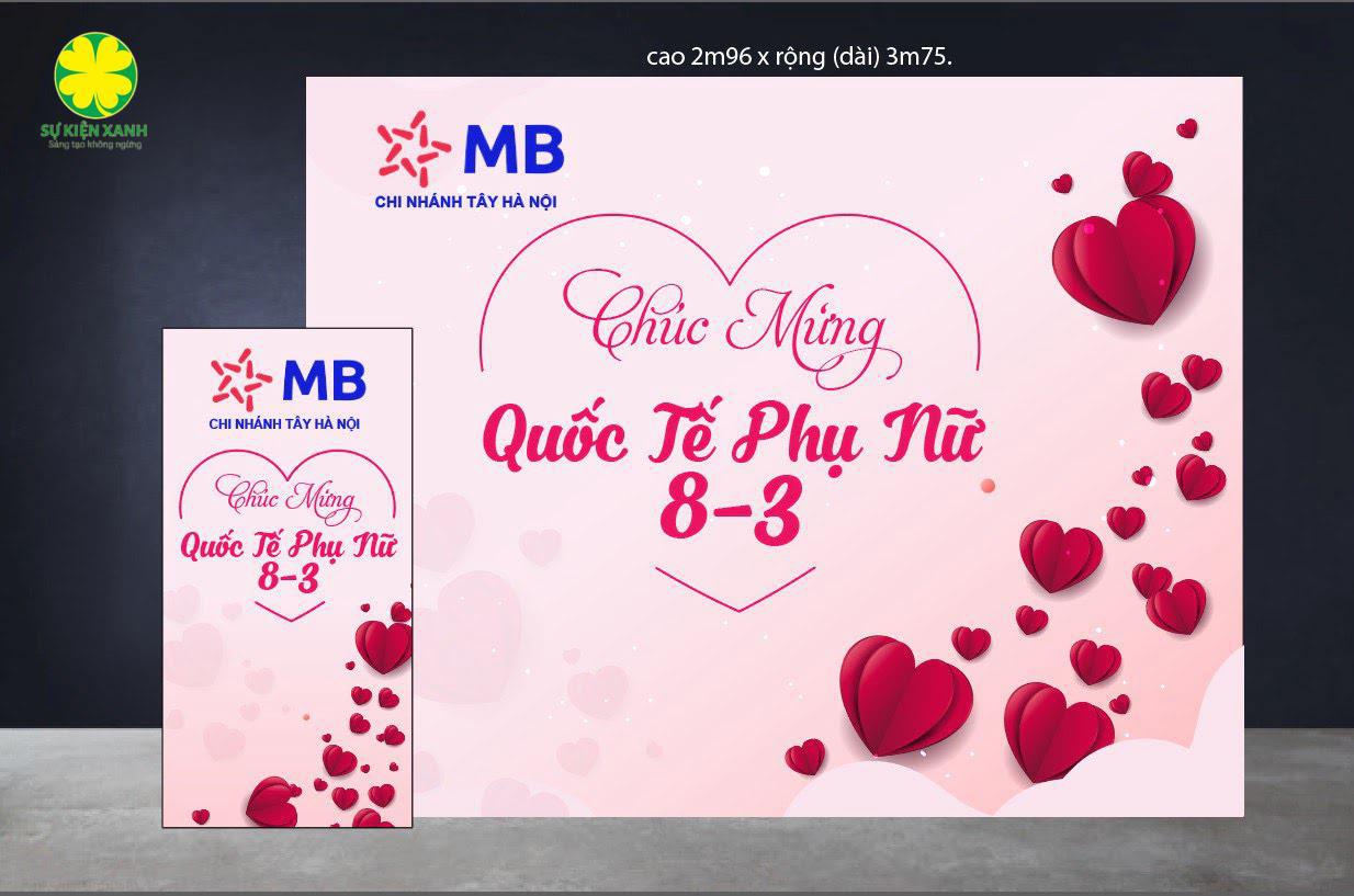 Dịch vụ trang trí 8/3 trọn gói tại Bắc Ninh, Trang trí 8/3 tại Bắc Ninh, Sự kiện Xanh, Viet Green Media, Dịch vụ trang trí Ngày quốc tế Phụ nữ 8/3 tại Bắc Ninh