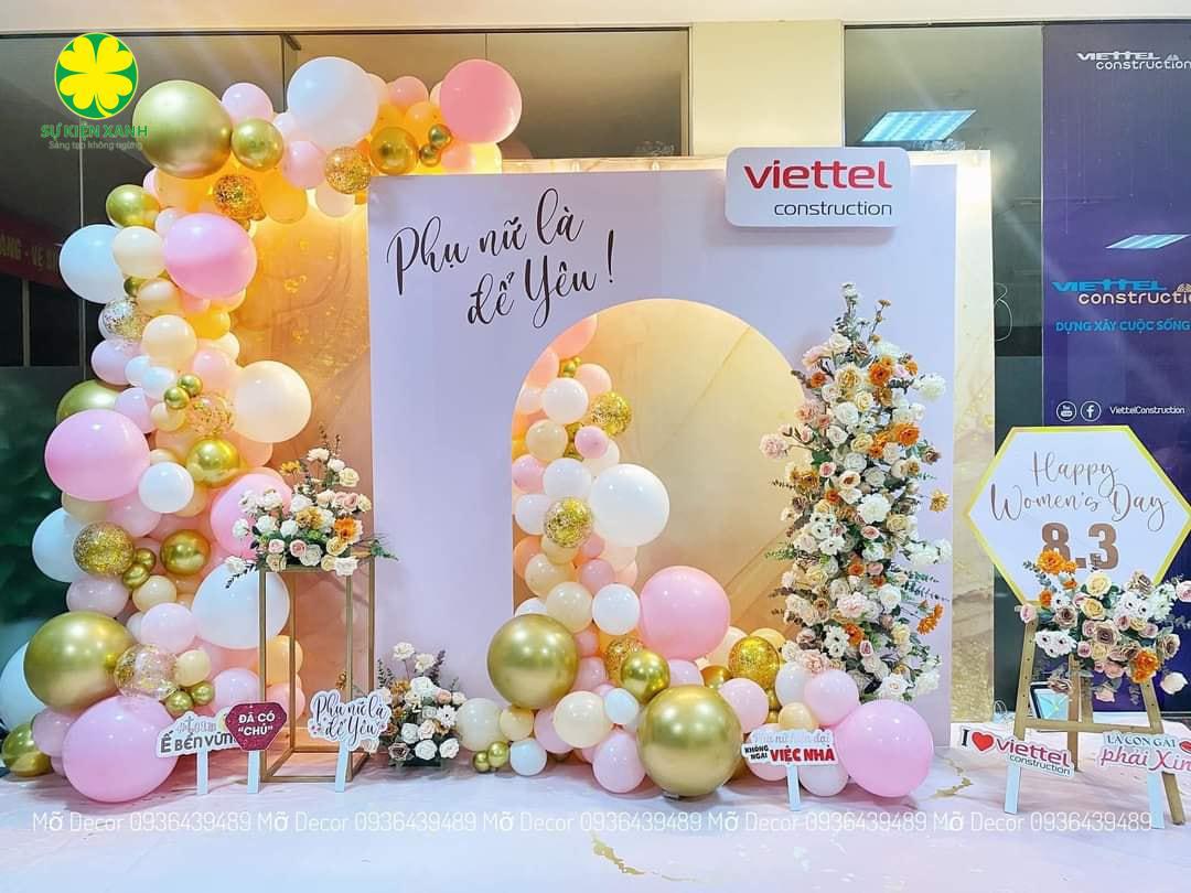 Dịch vụ trang trí 8/3 tại Đắk Nông, Trang trí sự kiện 8/3 tại Đắk Nông, Sự kiện Xanh, Viet Green Media, Dịch vụ trang trí sự kiện Quốc tế phụ nữ 8/3 tại Đắk Nông