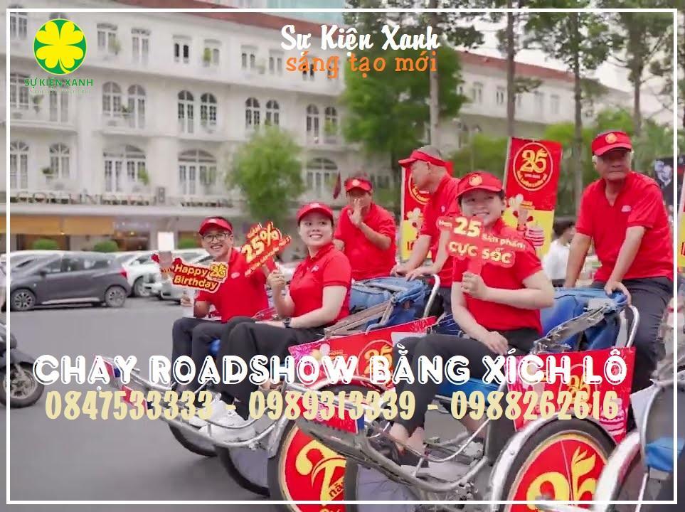 Sự Kiện Xanh, Viet Green Event, tổ chức chạy Roadshow xích lô