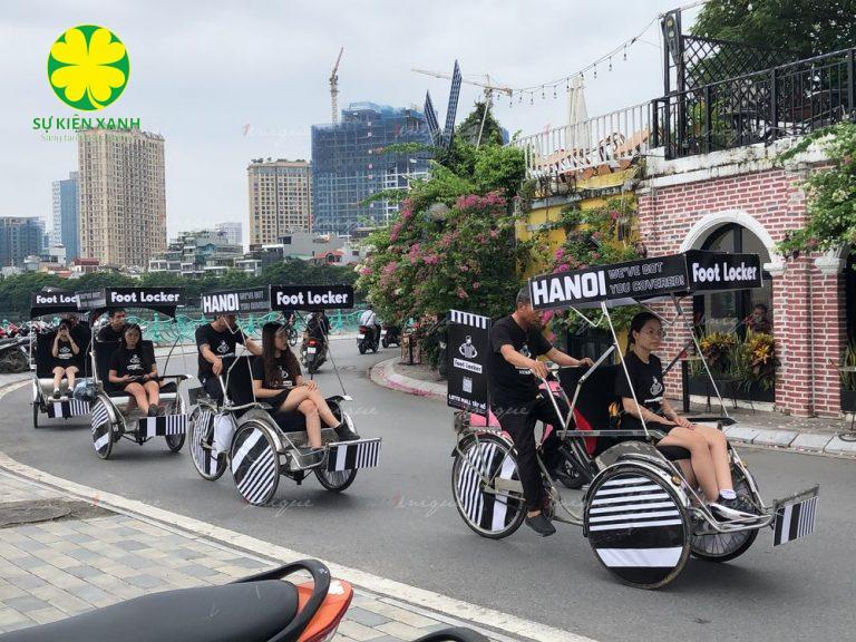 Sự Kiện Xanh, Viet Green Event, tổ chức chạy Roadshow xích lô
