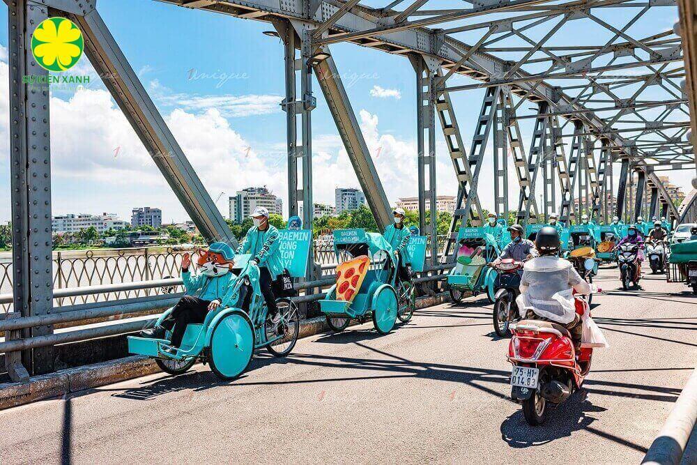 Sự Kiện Xanh, Viet Green Event, tổ chức chạy Roadshow xích lô