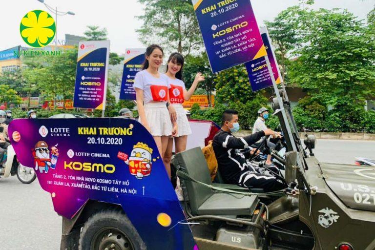 Sự Kiện Xanh, Viet Green Media, tổ chức chạy Roadshow xe Jeep, Roadshow xe Jeep,