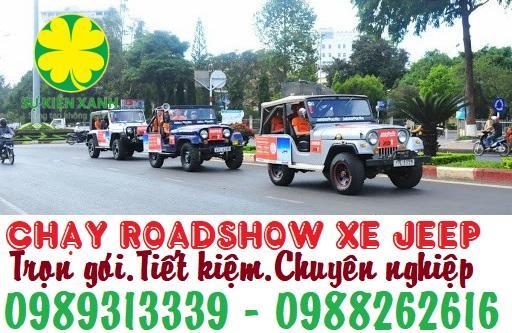Sự Kiện Xanh, Viet Green Media, tổ chức chạy Roadshow xe Jeep, Roadshow xe Jeep,