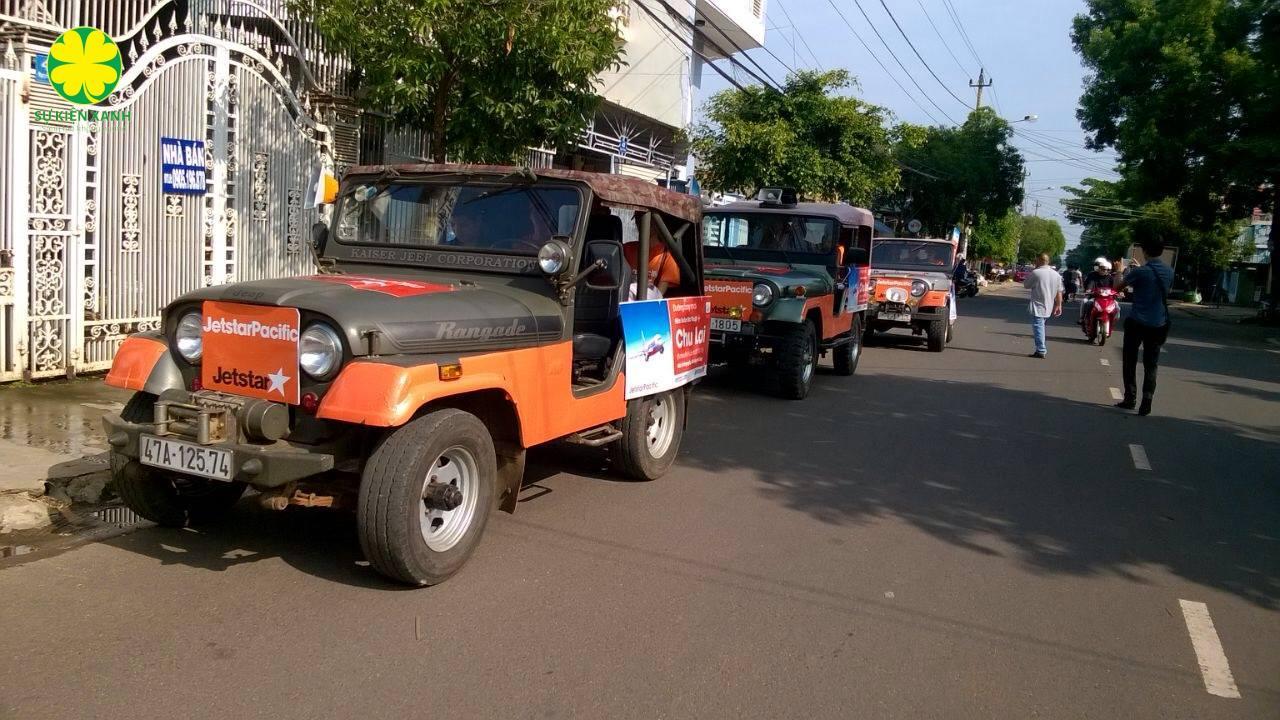 Sự Kiện Xanh, Viet Green Media, tổ chức chạy Roadshow xe Jeep, Roadshow xe Jeep,